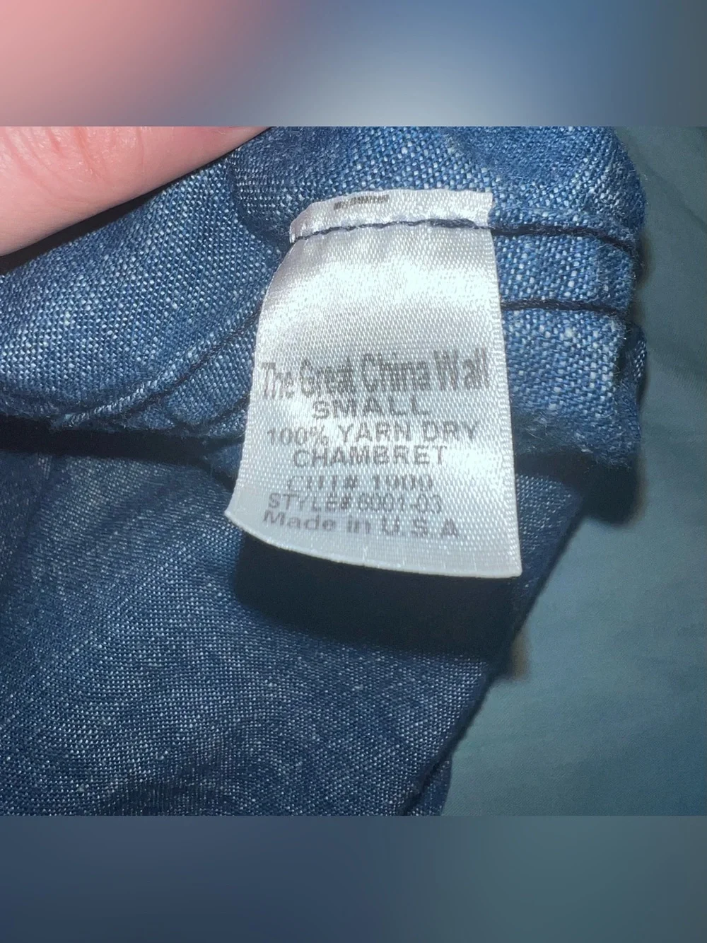 The Great China Wall Motor City Freedom Cycle Denim Shirt ASO Jessica Simpson - Picture 14 of 16